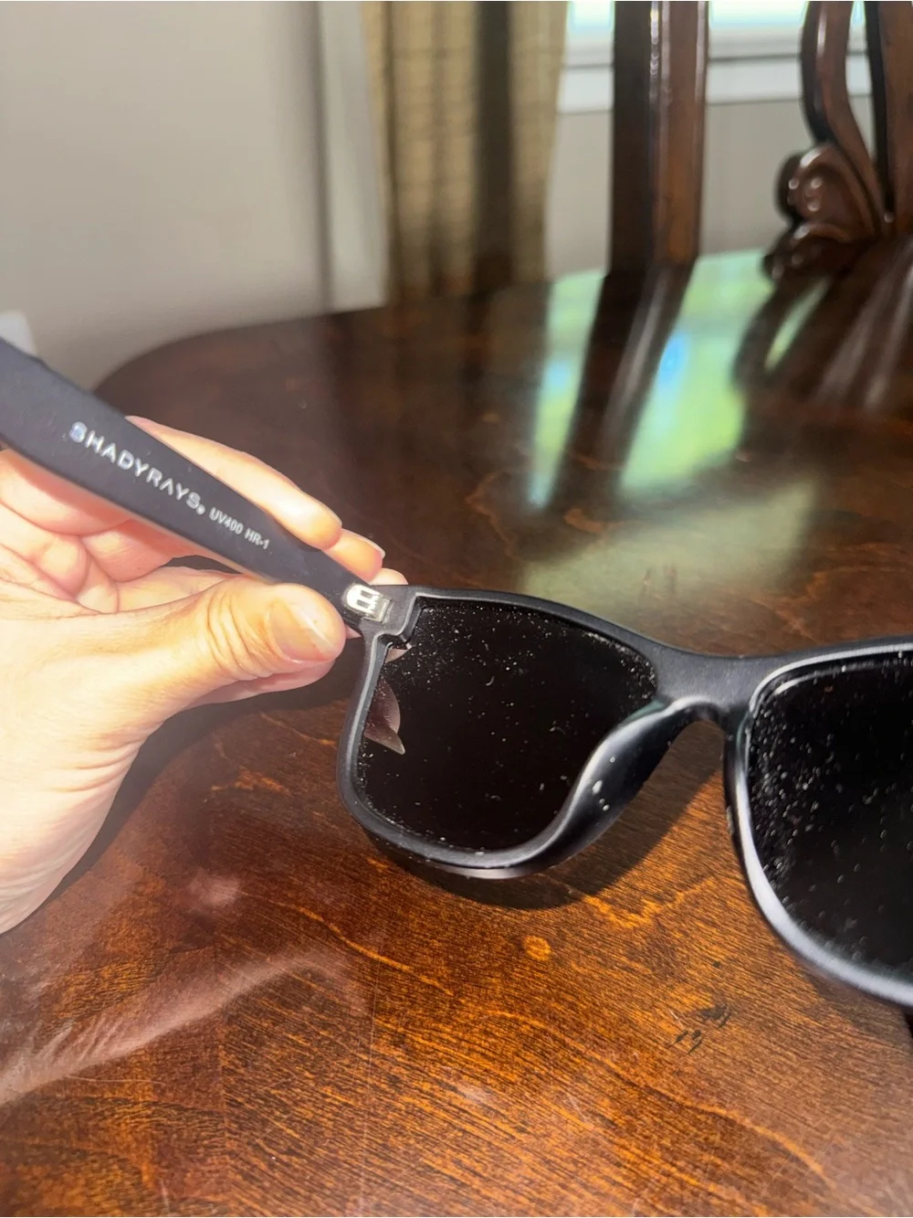 Men's Black Shield Sunglasses - Modern Full-Coverage Look Shady Rays